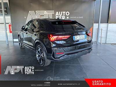 Audi Q3 Q3 Sportback 35 1.5 tfsi Identity Black s-tronic usata Napoli