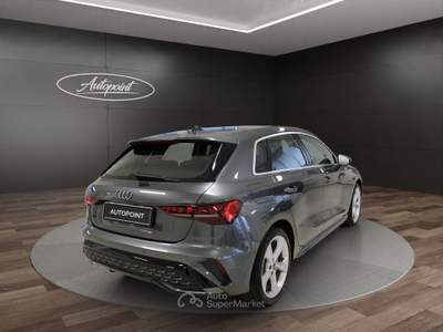 Audi A3 A3 SPB TDI 110 kW S tronic S line edition #TETTOPANORAMICO #SONOS Grigio usata Venezia