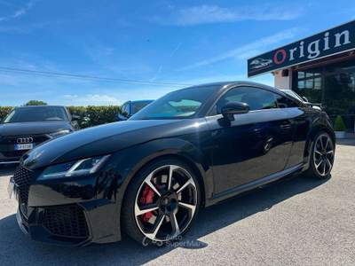 Audi TT RS TT III 2019 Coupe TTRS Coupe 2.5 QUATTRO/S-TRONIC/ CARBONIO// BANG & OLUFSEN/ RETROCAMERA/ NAVI/PRONTA CONSEGNA/PROMO Nero usata Lanuvio