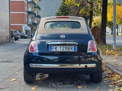 Fiat 500 500 C 1.2 CABRIOLET -TAGLIANDATA - CINGHIA DI DISTRIBUZIONE NUOVA Blu/Azzurro usata SAREZZO
