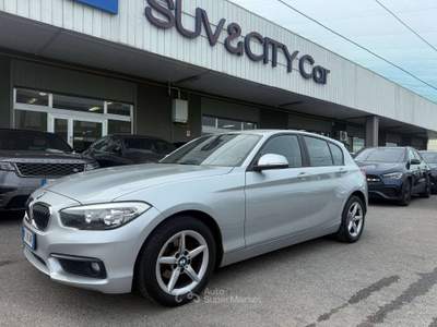 BMW Serie 1 116d 116 d Advantage 5p /EURO 6 / KM CERTIFICATI Grigio usata Lallio