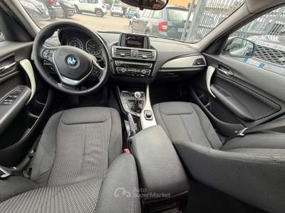 BMW Serie 1 116d 116 d Advantage 5p /EURO 6 / KM CERTIFICATI Grigio usata Lallio
