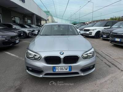 BMW Serie 1 116d 116 d Advantage 5p /EURO 6 / KM CERTIFICATI Grigio usata Lallio