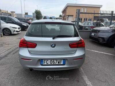 BMW Serie 1 116d 116 d Advantage 5p /EURO 6 / KM CERTIFICATI Grigio usata Lallio