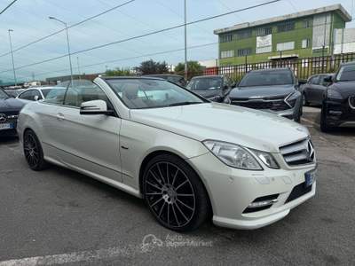 Mercedes-Benz Classe E Cabrio cdi BE Bianco usata Lallio