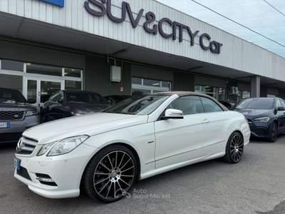 Mercedes-Benz Classe E Cabrio cdi BE Bianco usata Lallio
