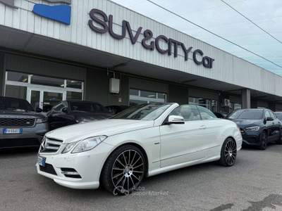 Mercedes-Benz Classe E Cabrio cdi BE Bianco usata Lallio