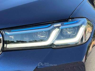 BMW Serie 5 530d 530 d Touring mhev 48V xdrive Msport auto Blu/Azzurro usata Roma