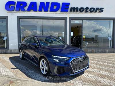 Audi A3 A3 Sportback 30 TDI S-line 116cv S-tronic * NO VINCOLI* Blu/Azzurro usata Carmagnola