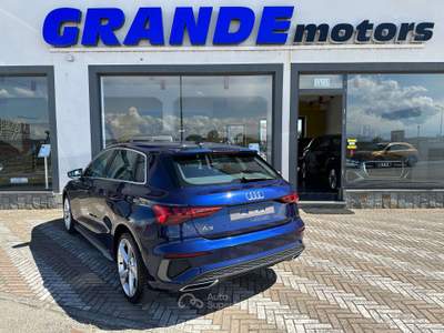 Audi A3 A3 Sportback 30 TDI S-line 116cv S-tronic * NO VINCOLI* Blu/Azzurro usata Carmagnola
