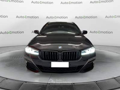 BMW Serie 5 520d 520d xDrive M Sport Auto MH48V Touring Nero usata Busto Arsizio