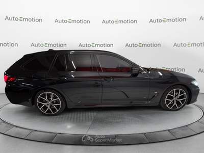 BMW Serie 5 520d 520d xDrive M Sport Auto MH48V Touring Nero usata Busto Arsizio