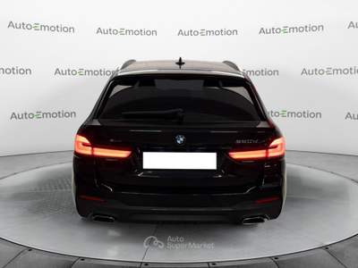 BMW Serie 5 520d 520d xDrive M Sport Auto MH48V Touring Nero usata Busto Arsizio