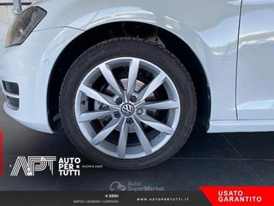 Volkswagen Golf Golf 1.6 tdi Trendline 5p Bianco usata Marano di Napoli