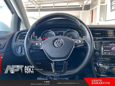 Volkswagen Golf Golf 1.6 tdi Trendline 5p Bianco usata Marano di Napoli