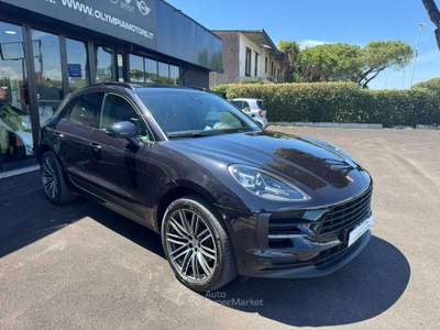 Porsche Macan 2.0 245CV PDK KAMERA NAVI 21 PANORAM LED Nero usata Ciampino