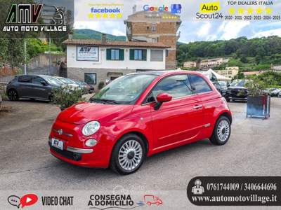 Fiat 500 1.3 mjt 16v Lounge 95cv Rosso usata Soriano nel Cimino