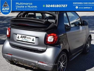 Smart ForTwo BRABUS 109cv Cabrio GRIGIO OPACO NAVICAMERA JBL Grigio usata Roma
