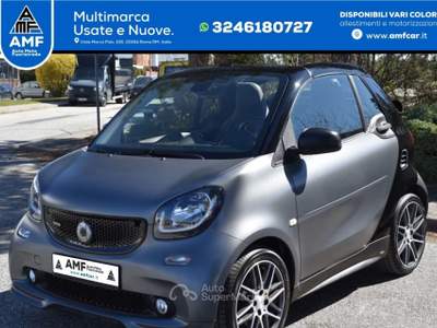 Smart ForTwo BRABUS 109cv Cabrio GRIGIO OPACO NAVICAMERA JBL Grigio usata Roma