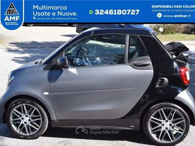 Smart ForTwo BRABUS 109cv Cabrio GRIGIO OPACO NAVICAMERA JBL Grigio usata Roma