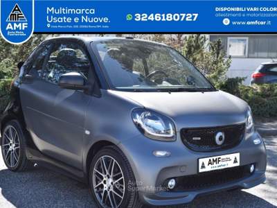 Smart ForTwo BRABUS 109cv Cabrio GRIGIO OPACO NAVICAMERA JBL Grigio usata Roma
