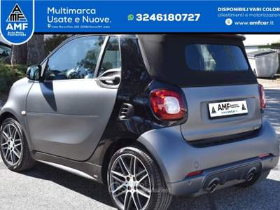 Smart ForTwo BRABUS 109cv Cabrio GRIGIO OPACO NAVICAMERA JBL Grigio usata Roma