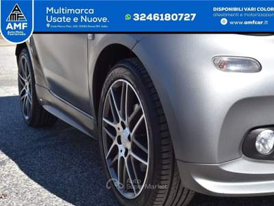 Smart ForTwo BRABUS 109cv Cabrio GRIGIO OPACO NAVICAMERA JBL Grigio usata Roma