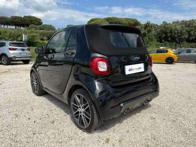 Smart ForTwo Fortwo Cabrio 0.9 t Brabus 109cv twinamic my18 Nero usata Cerveteri