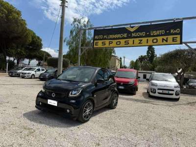 Smart ForTwo Fortwo Cabrio 0.9 t Brabus 109cv twinamic my18 Nero usata Cerveteri