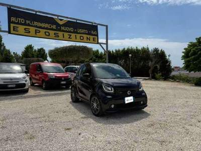 Smart ForTwo Fortwo Cabrio 0.9 t Brabus 109cv twinamic my18 Nero usata Cerveteri