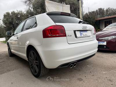 Audi A3 170 CV Quattro S-Line,Bluetooth,Climatronic Biz.,ecc. Bianco usata San Michele Salentino