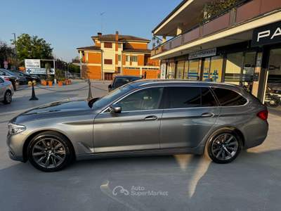 BMW Serie 5 520d 520 520d Touring xdrive Luxury auto Grigio usata Porto San Giorgio