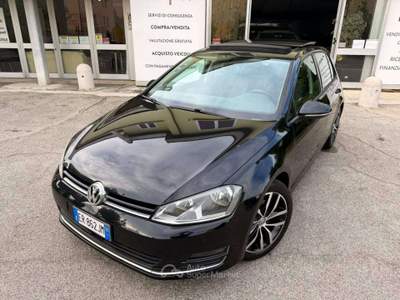 Volkswagen Golf Golf VII 5p 2.0 tdi Highline 150cv dsg, TETTO APRIBILE CINGHIA FATTA A 182.000 , 209000 km ! 1 PROPRIETARIO Nero usata Crevalcore