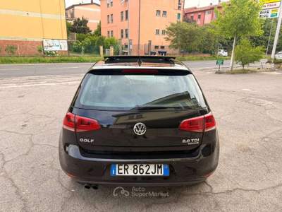 Volkswagen Golf Golf VII 5p 2.0 tdi Highline 150cv dsg, TETTO APRIBILE CINGHIA FATTA A 182.000 , 209000 km ! 1 PROPRIETARIO Nero usata Crevalcore