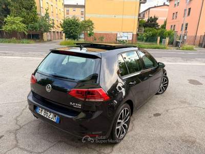 Volkswagen Golf Golf VII 5p 2.0 tdi Highline 150cv dsg, TETTO APRIBILE CINGHIA FATTA A 182.000 , 209000 km ! 1 PROPRIETARIO Nero usata Crevalcore
