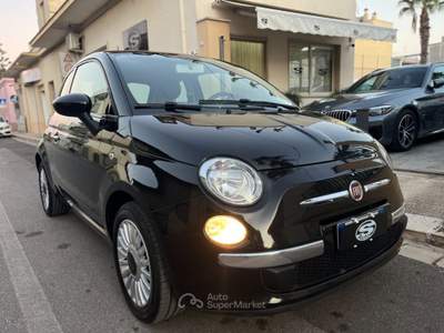 Fiat 500 1.2 69Cv Lounge Nero usata San Michele Salentino