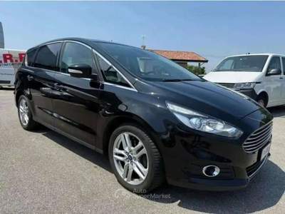 Ford S-Max 2.0 ecoblue 150cv Titanium Business Auto - FY678DE Nero usata Basiliano