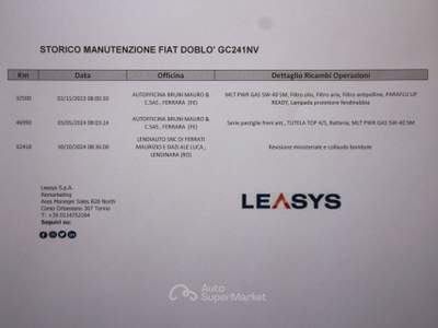Fiat Doblò Cargo 1.4 Nat. Power PC-TN Business + IVA 22% Bianco usata Torino