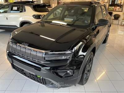 Jeep Avenger 12  E-DCT6 MHEV HYBRID 4X4 UPLAND  145 CV + INFOTAINMENT+WINTER Nero usata Provaglio d'Iseo