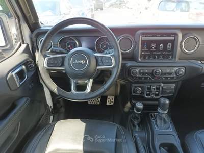 Jeep Wrangler 2200 MJT UNLIMITED SAHARA 4X4 200CV AUTOM ITALIA Bianco usata Roma
