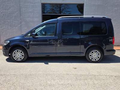 Volkswagen Caddy 1.4 TGI Trendline Maxi Blu/Azzurro usata Città di Castello