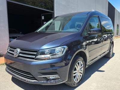 Volkswagen Caddy 1.4 TGI Trendline Maxi Blu/Azzurro usata Città di Castello