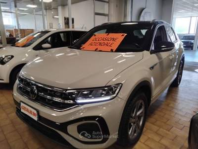 Volkswagen T-Roc 1.5 TSI ACT DSG R-Line LED VIDEO Grigio usata Vigevano