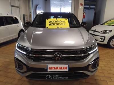Volkswagen T-Roc 1.5 TSI ACT DSG R-Line 18" VIDEO LED Argento usata Vigevano