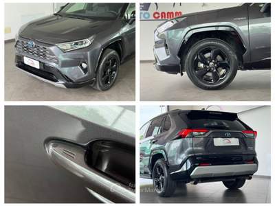 Toyota RAV4 2.5 vvt-ie h Black Edition Lounge awd-i 222cv e-cvt 4x4 Grigio usata Cesano Maderno