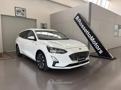 Ford Focus 1.5 EcoBlue 120 CV SW ST-Line Bianco usata Spresiano