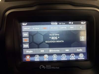 Jeep Renegade 1.3 T4 LIMITED AUTOMATICA  IVA22% INCLUSA!!! Grigio usata Milano