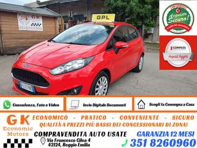 Ford Fiesta OK NEOPATENTATI, GARANZIA L.12 MESI, BENZINA\GPL, EURO6 Rosso usata Reggio nell'Emilia