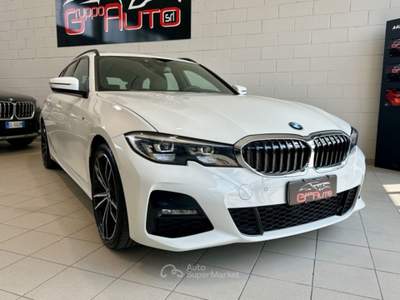 BMW Serie 3 320d d 48V xDrive Touring Msport *TAGLIANDI BMW* Bianco usata Cassina de' Pecchi