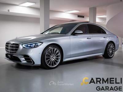 Mercedes-Benz Classe S 500 4Matic EQ-Boost Premium Plus -ITALIANA-SERVICE UFFICIALI MERCEDES Argento usata Coccaglio
